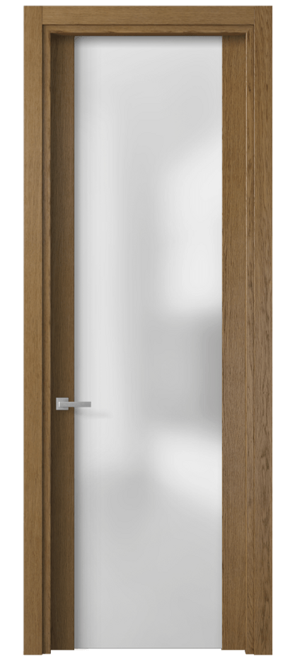 Межкомнатная дверь Planum 4114 Дуб янтарный Сатинированное стекло Цена 15366900 so'm | Volhovec