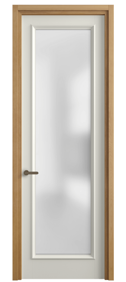 Межкомнатная дверь Charm 6702 Бук жемчуг Сатинированное стекло Цена 75679 ₽ | Volhovec