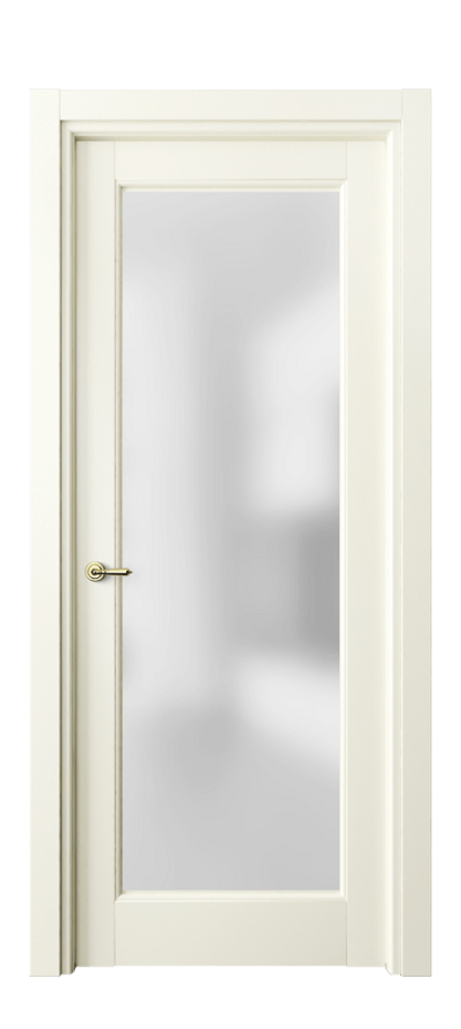 Межкомнатная дверь Toscana Rombo 6300 Бук молочно-белый Сатинированное стекло Цена 71279 ₽ | Volhovec