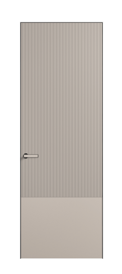 Дверь межкомнатная Velvet 8203 Матовый светло-бежевый. Скрытый короб Черный Цена 53850 . Фабрика дверей Волховец 8 (800) 551 43 19 Межкомнатная дверь Velvet 8203 Матовый светло-бежевый. Цена 53850 | Volhovec