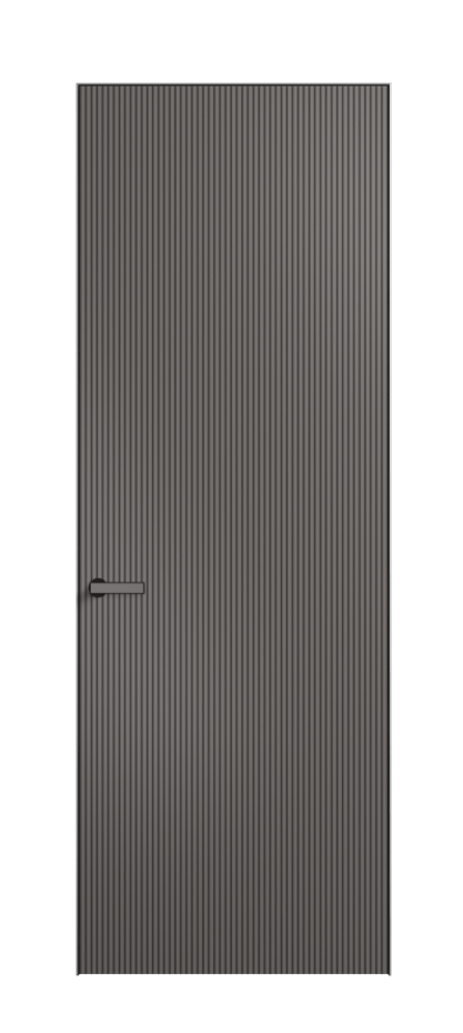 Дверь межкомнатная Velvet 8201 Матовый классический серый. Скрытый короб Черный Цена 48951 . Фабрика дверей Волховец 8 (800) 551 43 19 Межкомнатная дверь Velvet 8201 Матовый классический серый. Цена 48951 | Volhovec