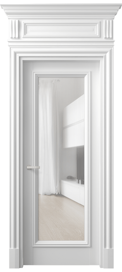 Дверь межкомнатная Antique 7300 Бук белоснежный Рифлёное стекло "Дюна", триплекс, 8 мм КЭП + Объёмный фриз + Карниз ББЛ Цена 73199 ₽ Наличники уже входят в базовый комплект. Фабрика дверей Волховец 8 (800) 551 43 19 Межкомнатная дверь Antique 7300 Бук белоснежный Рифлёное стекло "Дюна", триплекс, 8 мм Цена 73199 ₽ | Volhovec