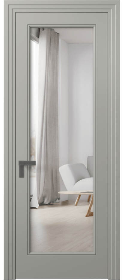 Дверь межкомнатная Rocca 8300 Матовый нейтральный серый Двустороннее зеркало, триплекс 8 мм Каскадный компланарный наличник МНСР Цена 63919 ₽ Наличники уже входят в базовый комплект. Фабрика дверей Волховец 8 (800) 551 43 19 Межкомнатная дверь Rocca 8300 Матовый нейтральный серый Двустороннее зеркало, триплекс 8 мм Цена 63919 ₽ | Volhovec