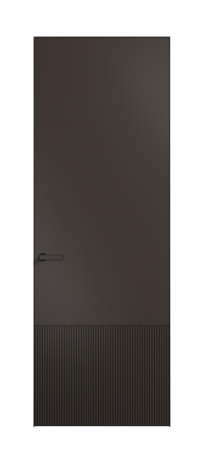 Межкомнатная дверь Velvet 8202 Матовый антрацит. Цена 53850  | Volhovec