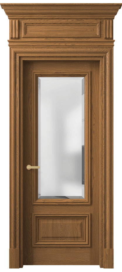 Межкомнатная дверь Antique 7306 Дуб пряный матовый Сатинированное стекло с фацетом Цена 1796260 AMD | Volhovec