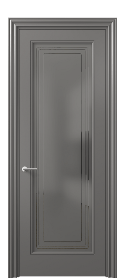 Дверь межкомнатная Mascot 8400 Матовый классический серый Сатинированное серое стекло с гравировкой "Грани", триплекс, 7 мм Фигурный наличник МКЛС Цена 62079 ₽ Наличники уже входят в базовый комплект. Фабрика дверей Волховец 8 (800) 551 43 19 Межкомнатная дверь Mascot 8400 Матовый классический серый Сатинированное серое стекло с гравировкой "Грани", триплекс, 7 мм Цена 62079 ₽ | Volhovec