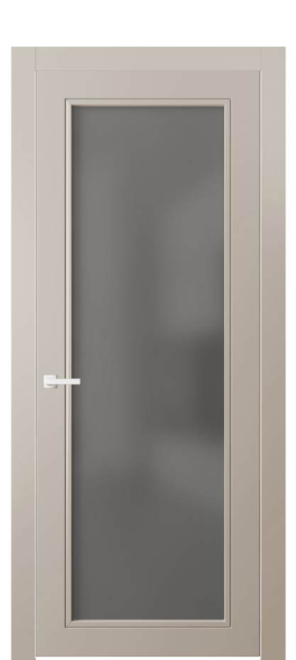 Дверь межкомнатная Neo Classic 8000 Матовый светло-бежевый Сатинированное серое стекло, триплекс, 8 мм Гладкий компланарный наличник МСБЖ Цена 56239 ₽ Наличники уже входят в базовый комплект. Фабрика дверей Волховец 8 (800) 551 43 19 Межкомнатная дверь Neo Classic 8000 Матовый светло-бежевый Сатинированное серое стекло, триплекс, 8 мм Цена 56239 ₽ | Volhovec
