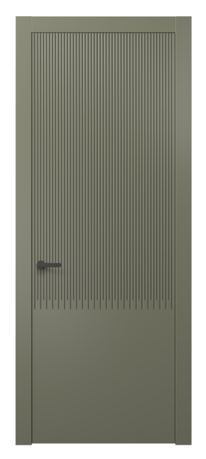 Межкомнатная дверь Dune АКП 8627 Матовый оливковый тёмный  Цена 40479 ₽ | Volhovec