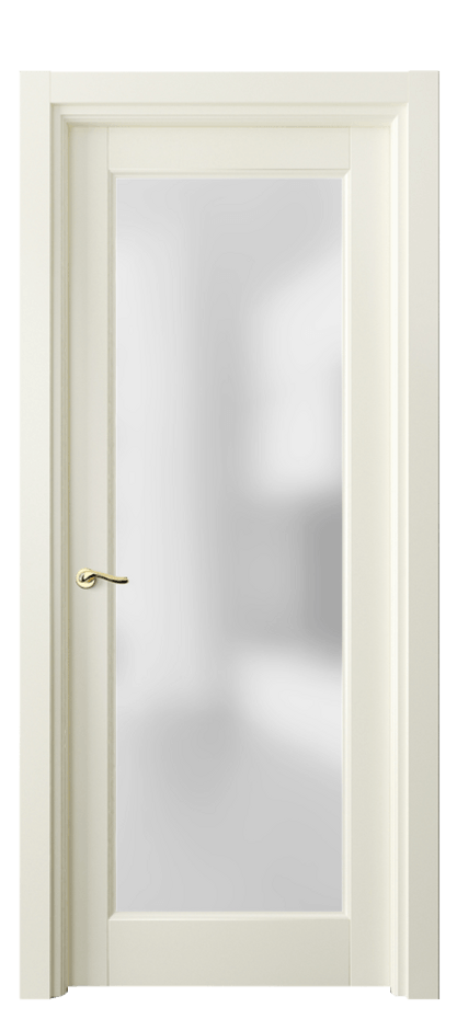 Межкомнатная дверь Лигнум 0700 Матовый молочно-белый Сатинированное стекло Цена 95099 ₽ | Volhovec