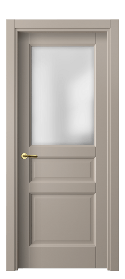 Межкомнатная дверь Galant 1432 Матовый бисквитный Сатинированное стекло Цена 2050 AZE | Volhovec