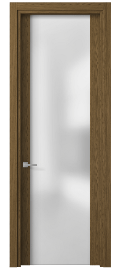 Межкомнатная дверь Planum 4114 Торфяной дуб Сатинированное стекло Цена 29919 ₽ | Volhovec