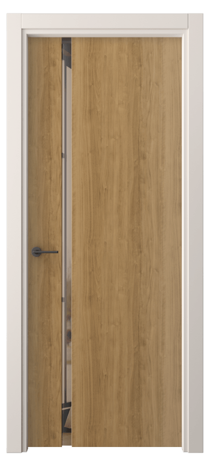 Межкомнатная дверь Freedom 4222 Грецкий орех Двустороннее бронзовое зеркало, триплекс, 8 мм Цена 32239 ₽ | Volhovec