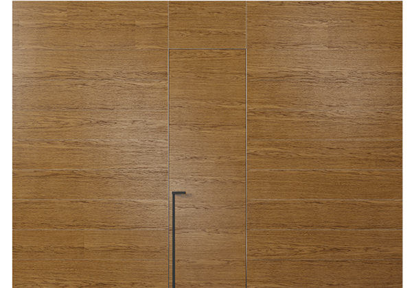 Панели для отделки стен Стеновая панель в древесной отделке Дуб янтарный. Цвет Дуб янтарный. Материал Шпон ценных пород. Коллекция Древесные отделки. Картинка.