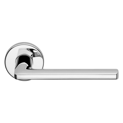 Ручки для межкомнатных дверей Ручка дверная Люче Пи. Цвет Полированный хром. Коллекция Люче Пи. Фото. Ручки для дверей Ручка дверная Люче Пи. Цвет Полированный хром. Коллекция Люче Пи. Картинка.