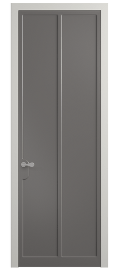 Дверь межкомнатная 7511 МКЛС. Цвет Матовый классический серый. Материал Гладкая эмаль. Коллекция Софтформ. Картинка.