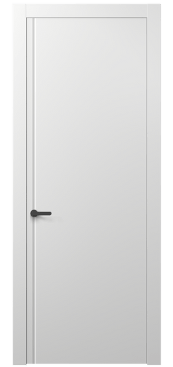 Дверь межкомнатная АКП 8644 МБЛ. Цвет Матовый белоснежный. Материал Гладкая эмаль. Коллекция Альба. Картинка.