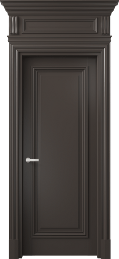 Дверь межкомнатная 7301 БАН. Цвет Бук антрацит. Материал Массив бука эмаль. Коллекция Antique. Картинка.