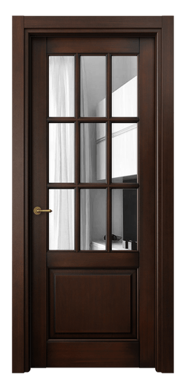 Дверь межкомнатная 6312 БТП ЗЕР. Цвет Бук тёмный с патиной. Материал Массив бука с патиной. Коллекция Toscana Grigliato. Картинка.