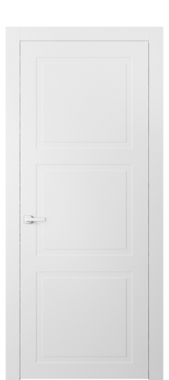 Дверь межкомнатная АКП 8003 МБЛ Матовый белоснежный. Цвет Матовый белоснежный. Материал Гладкая эмаль. Коллекция Neo Classic. Картинка.