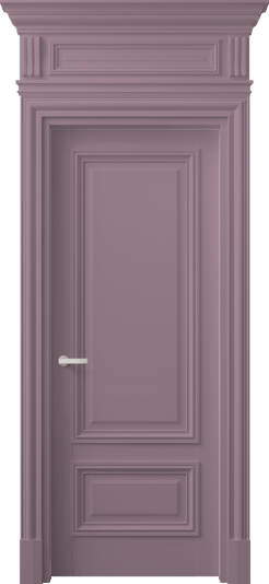 Дверь межкомнатная 7307 Пастельно-фиолетовый RAL 4009. Цвет RAL Пастельно-фиолетовый RAL 4009. Материал Массив бука эмаль. Коллекция Antique. Картинка.