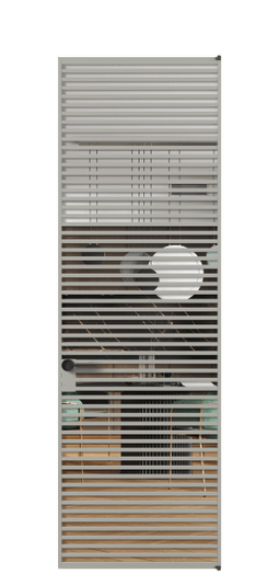 Межкомнатная дверь АЛПЛ040.06 Crystalvision АНСР. Цвет Алюминий нейтральный серый. Материал Алюминий в эмали. Коллекция Formato. Фото. Дверь межкомнатная АЛПЛ040.06 Crystalvision АНСР. Цвет Алюминий нейтральный серый. Материал Алюминий в эмали. Коллекция Formato. Картинка.