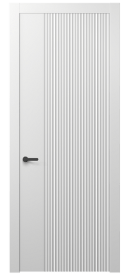 Дверь межкомнатная АКП 8643 МБЛ. Цвет Матовый белоснежный. Материал Гладкая эмаль. Коллекция Альба. Картинка.