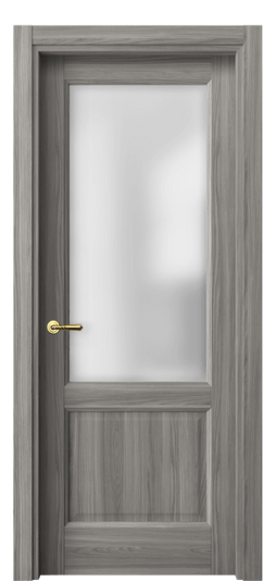 Дверь межкомнатная 1422 ИМЯ САТ. Цвет Имбирный ясень. Материал Ciplex ламинатин. Коллекция Galant. Картинка.