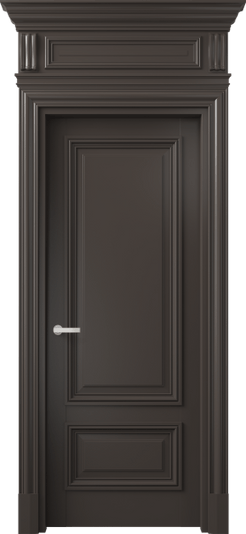 Дверь межкомнатная 7307 БАН. Цвет Бук антрацит. Материал Массив бука эмаль. Коллекция Antique. Картинка.