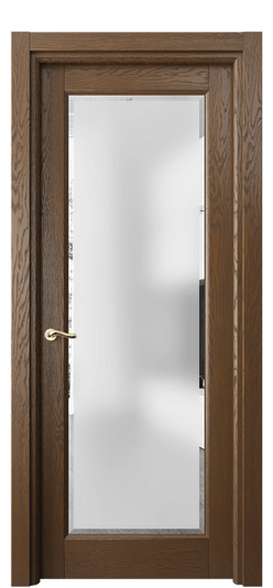 Межкомнатная дверь 0700 ДКР.Б Сатинированное стекло с фацетом. Цвет Дуб королевский брашированный. Материал Массив дуба брашированный. Коллекция Лигнум. Фото. Дверь межкомнатная 0700 ДКР.Б Сатинированное стекло с фацетом. Цвет Дуб королевский брашированный. Материал Массив дуба брашированный. Коллекция Лигнум. Картинка.