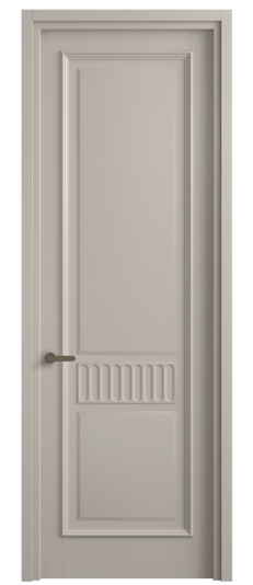 Дверь межкомнатная 6707 МСБЖ. Цвет Матовый светло-бежевый. Материал Гладкая эмаль. Коллекция Шарм. Картинка.