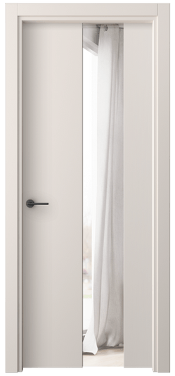 Дверь межкомнатная 4226 ПЭТБ ДВ ЗЕР. Цвет ПЭТ тёплый-белый. Материал ПЭТ. Коллекция Freedom. Картинка.