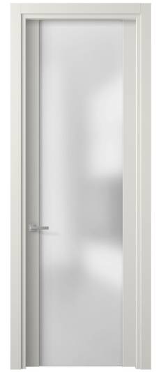 Дверь межкомнатная 4114 СТБЛ САТ. Цвет Софт-тач белоснежный. Материал Полипропилен. Коллекция Planum. Картинка.