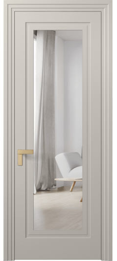 Межкомнатная дверь 8303 МСБЖ Зеркало с одной стороны. Цвет Матовый светло-бежевый. Материал Гладкая эмаль. Коллекция Rocca. Фото. Дверь межкомнатная 8303 МСБЖ Зеркало с одной стороны. Цвет Матовый светло-бежевый. Материал Гладкая эмаль. Коллекция Rocca. Картинка.