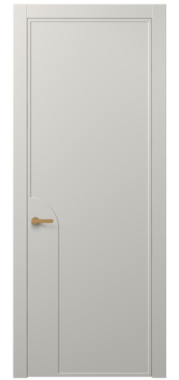 Дверь межкомнатная 8605 МТСР. Цвет Матовый тёплый серый. Материал Гладкая эмаль. Коллекция Frame. Картинка.