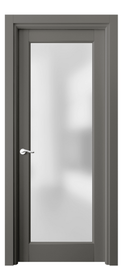 Дверь межкомнатная 0700 БКЛС САТ. Цвет Бук классический серый. Материал Массив бука эмаль. Коллекция Lignum. Картинка.