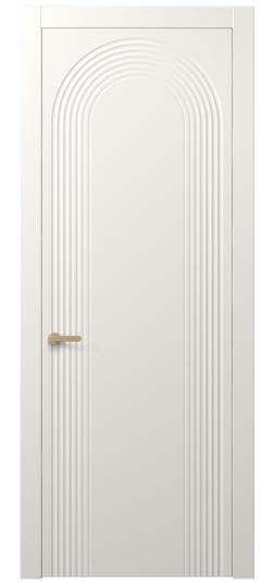 Дверь межкомнатная АКП 8648 МПБЛ. Цвет Матовый пудровый белый. Материал Гладкая эмаль. Коллекция Альба. Картинка.