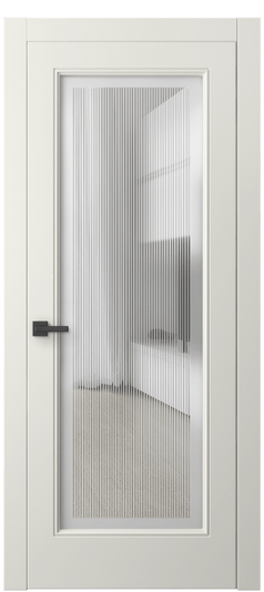 Дверь межкомнатная 8300 МЖМ. Цвет Матовый жемчужный. Материал Гладкая эмаль. Коллекция Linea. Картинка.