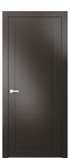Дверь межкомнатная АКП 8002 МАН Матовый антрацит. Цвет Матовый антрацит. Материал Гладкая эмаль. Коллекция Neo Classic. Картинка.