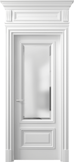 Дверь межкомнатная 7306 ББЛ САТ-Ф. Цвет Бук белоснежный. Материал Массив бука эмаль. Коллекция Antique. Картинка.