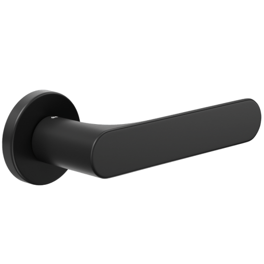 Ручки для дверей Ручка дверная Спот. Цвет Чёрный. Коллекция Спот. Картинка.