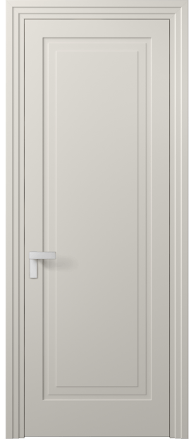 Дверь межкомнатная 8301 МОС. Цвет Матовый облачно-серый. Материал Гладкая эмаль. Коллекция Rocca. Картинка.