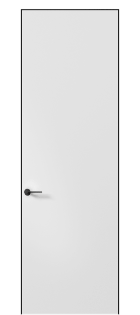 Дверь межкомнатная 0010 АКП МБЛ. Цвет Матовый белоснежный. Материал Гладкая эмаль. Коллекция Планум Про. Картинка.
