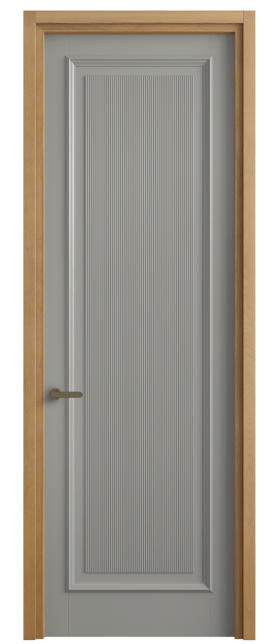 Дверь межкомнатная 6711 БНСР. Цвет Бук нейтральный серый. Материал Массив бука эмаль. Коллекция Charm. Картинка.