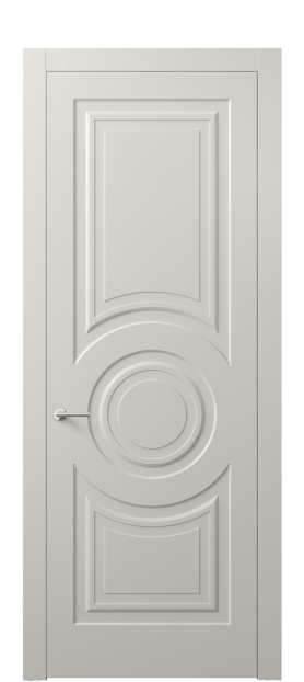 Дверь межкомнатная АКП 8461 МОС Матовый облачно-серый. Цвет Матовый облачно-серый. Материал Гладкая эмаль. Коллекция Mascot. Картинка.