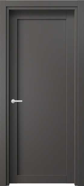 Дверь межкомнатная 2101 ПЭГФ. Цвет ПЭТ графитовый. Материал ПЭТ. Коллекция Нео. Картинка.